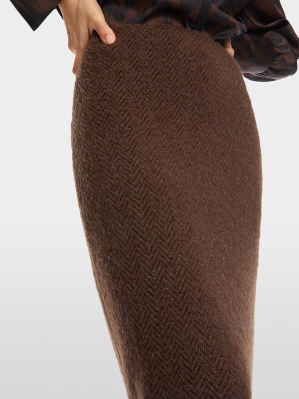 Marc Cain Schmaler Midirock Knitted in Germany Letzter Tag