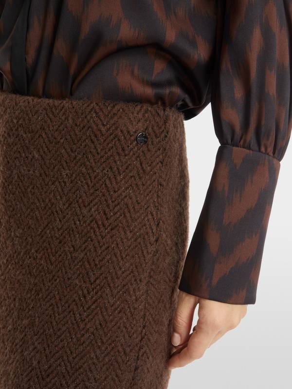 Marc Cain Schmaler Midirock Knitted in Germany Letzter Tag