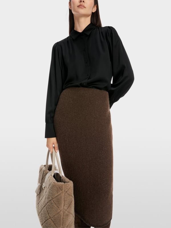 Marc Cain Feminine Hemdbluse mit Kimono-Ärmel Bis zu 55% Rabatt