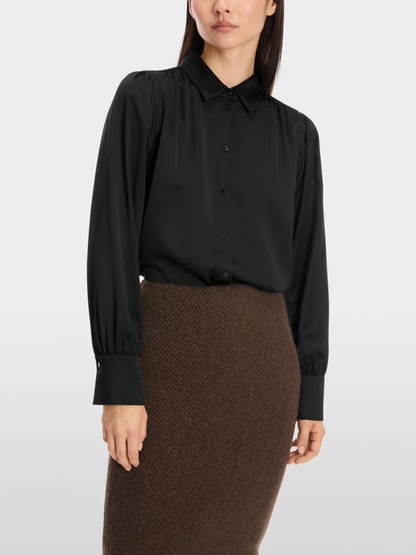 Marc Cain Feminine Hemdbluse mit Kimono-Ärmel Bis zu 55% Rabatt
