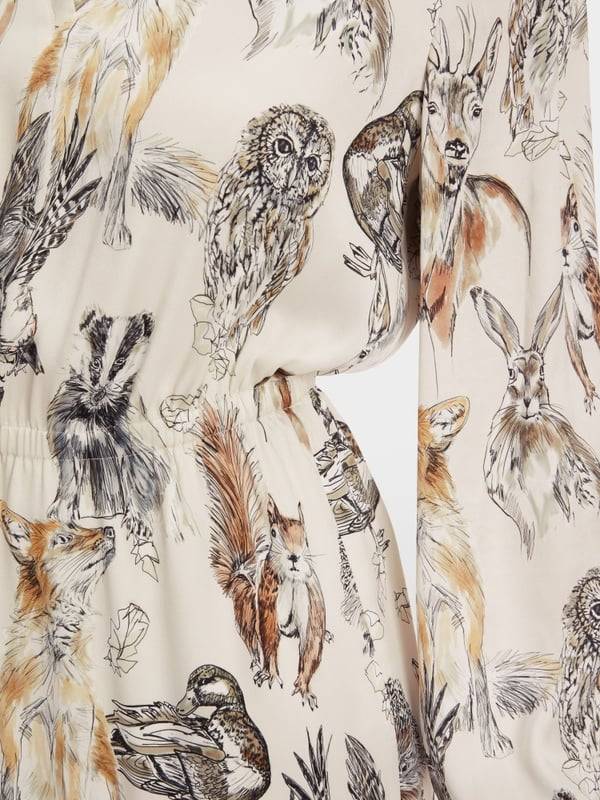Marc Cain Tailliertes Minikleid mit Print Speichern exportieren