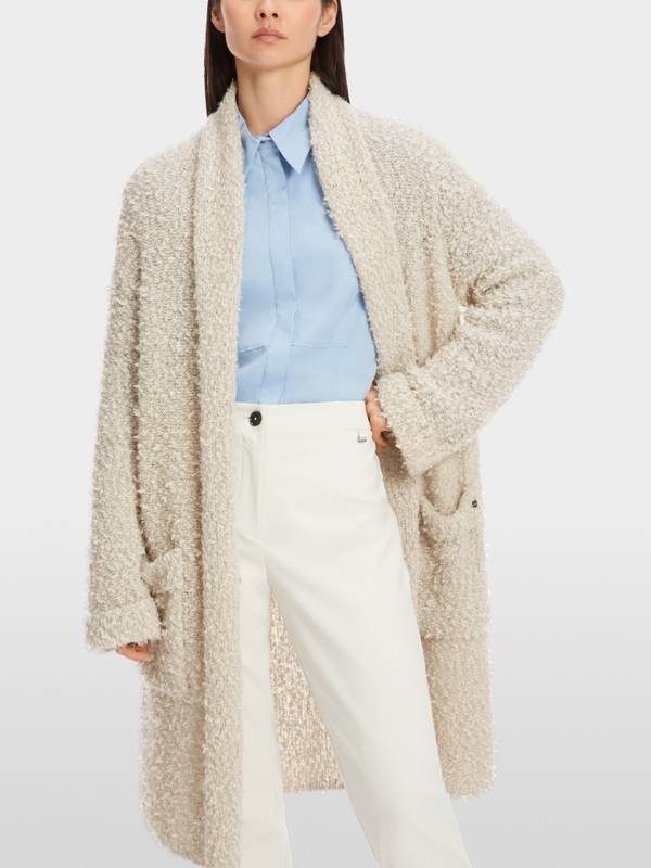 Marc Cain Cardigan in Bouclé Knitted in Germany 2025