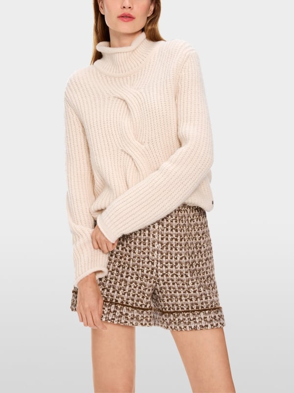 Marc Cain Sweater mit Zopf - Knitted in Germany Verkauf