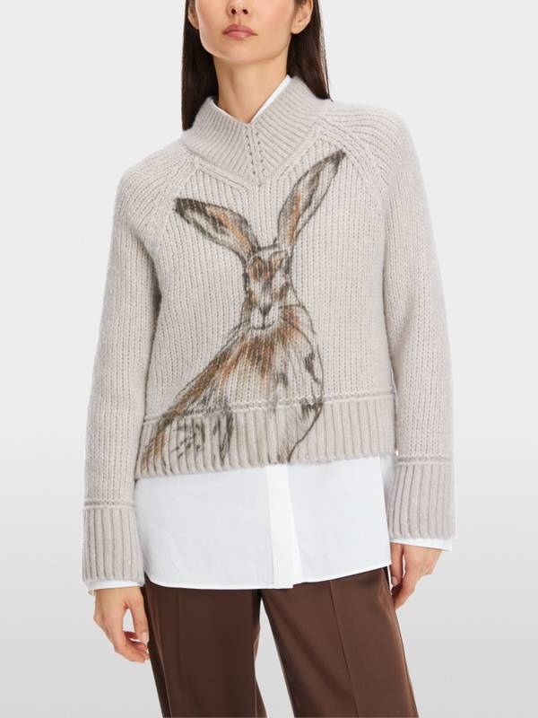 Marc Cain Kurzer Sweater Knitted in Germany Fabrikverkauf