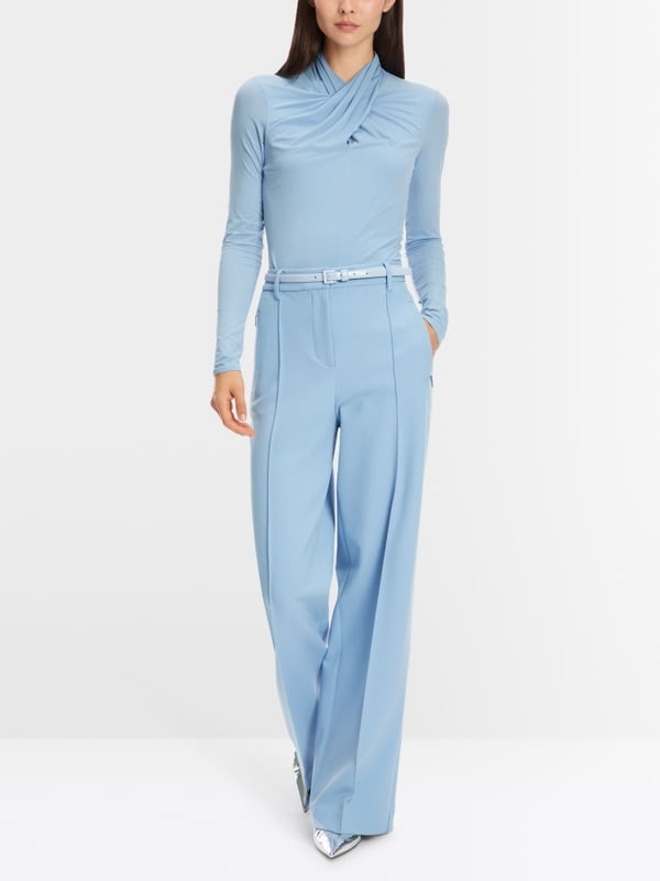Marc Cain Longsleeve mit Wickeleffekt Versandkostenfrei