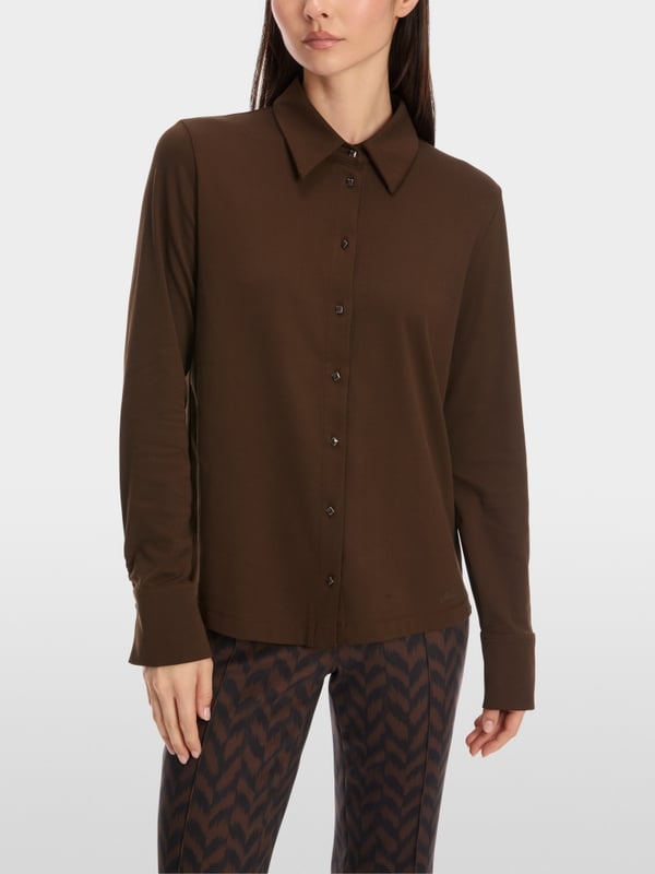 Marc Cain Hemdbluse mit überschnittener Schulter Saisonschlussverkauf