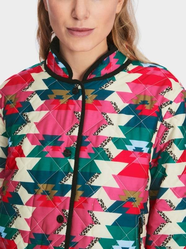 Marc Cain Reversible Steppjacke mit Print Rabatte dieses Monats