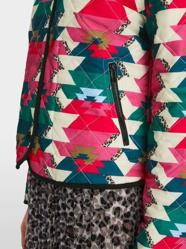 Marc Cain Reversible Steppjacke mit Print Rabatte dieses Monats