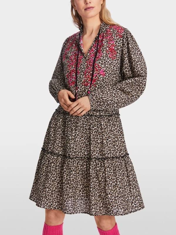 Marc Cain Kurzes Stufenkleid in Baumwolle Online
