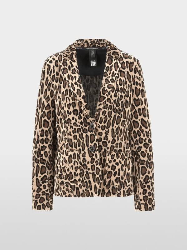 Marc Cain Körpernaher Blazer in Nickisamt Rabatt