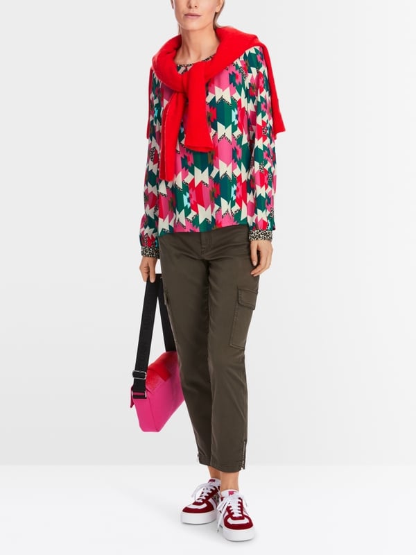 Marc Cain Viskosebluse mit Raglan Lagerräumung