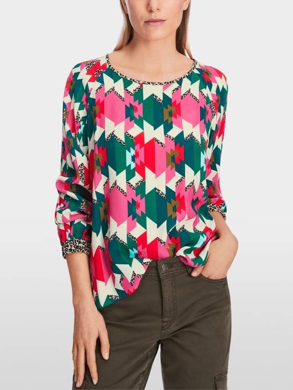 Marc Cain Viskosebluse mit Raglan Lagerräumung