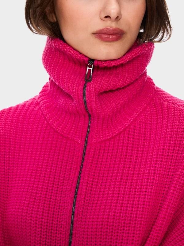Marc Cain Sweater mit Troyer - Knitted in Germany Online Outlet
