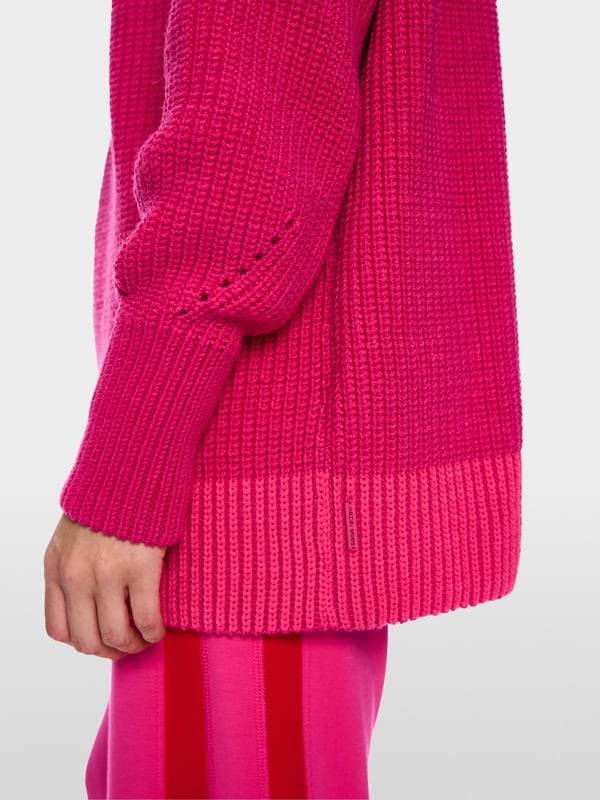 Marc Cain Sweater mit Troyer - Knitted in Germany Online Outlet