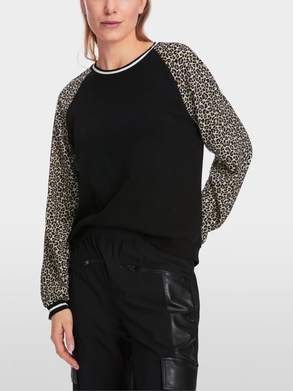 Marc Cain Raglan-Shirt in Materialmix Letzte 3 Tage