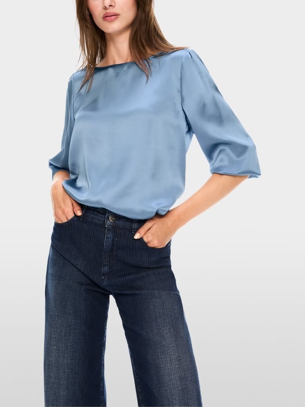 Marc Cain Lockere Seidenbluse Kostenloser Versand