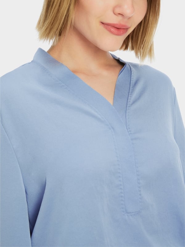 Marc Cain V-Neck-Bluse "Rethink Together" Fabrik Onlineshop
