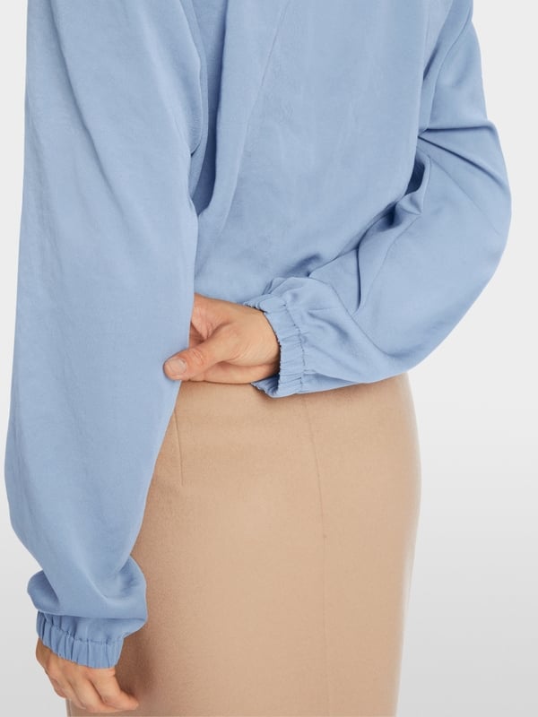 Marc Cain V-Neck-Bluse "Rethink Together" Fabrik Onlineshop