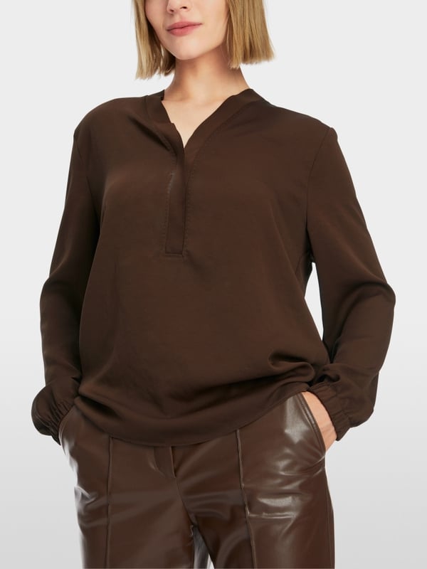 Marc Cain V-Neck-Bluse "Rethink Together" Fabrikpreis