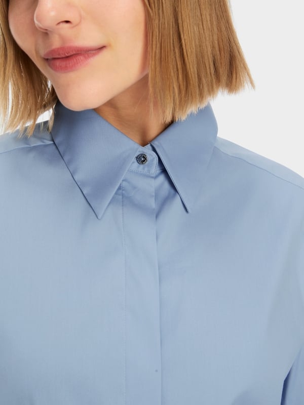 Marc Cain Hemdbluse im Baumwollstretch Rabatt