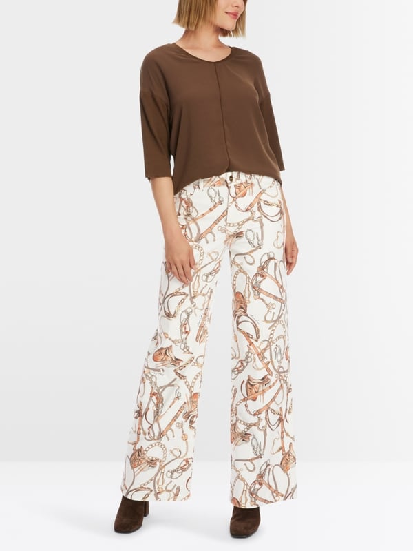 Marc Cain Blusenshirt mit V-Neck Günstig kaufen