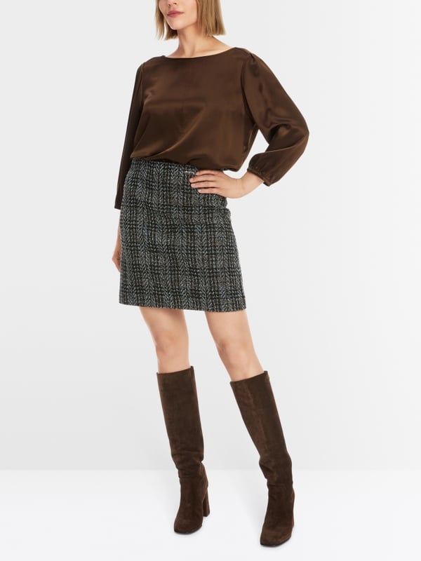 Marc Cain Lockere Seidenbluse Großer Ausverkauf