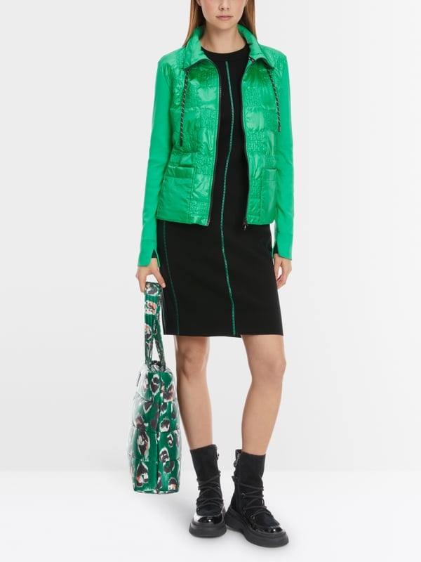 Marc Cain Wattierte Jacke mit gestepptem Oberstoff Weihnachtsangebot