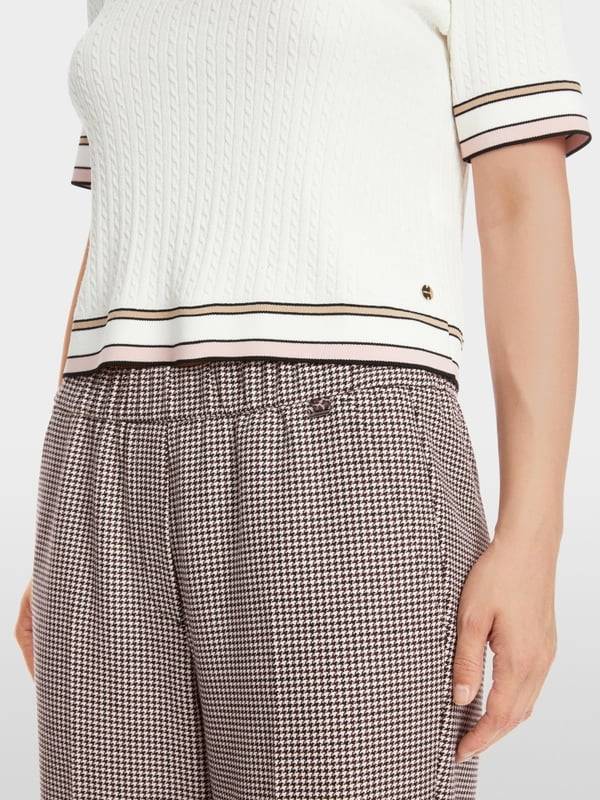 Marc Cain Schlupfhose in Pepita Modell WASHINGTON Bis zu 50% Rabatt