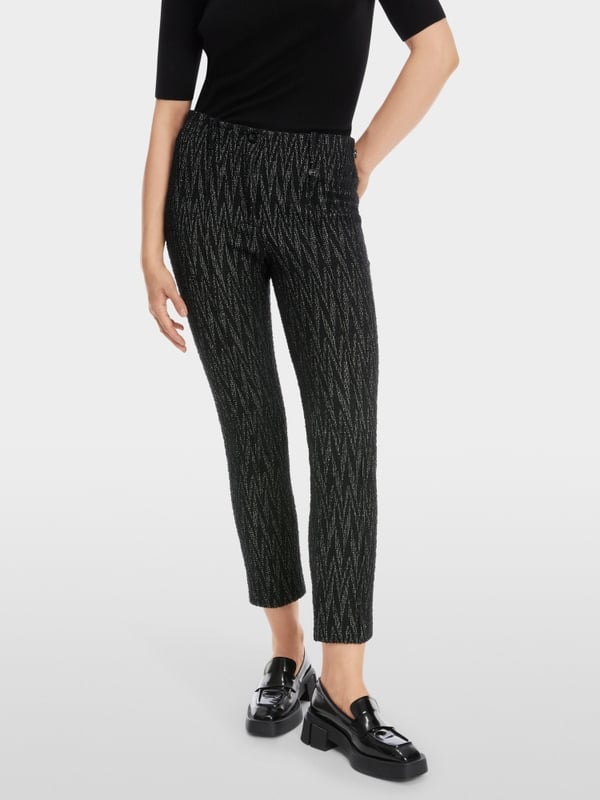 Marc Cain Modell SYDNEY - Hose mit Zackenmuster Bis zu 55% Rabatt