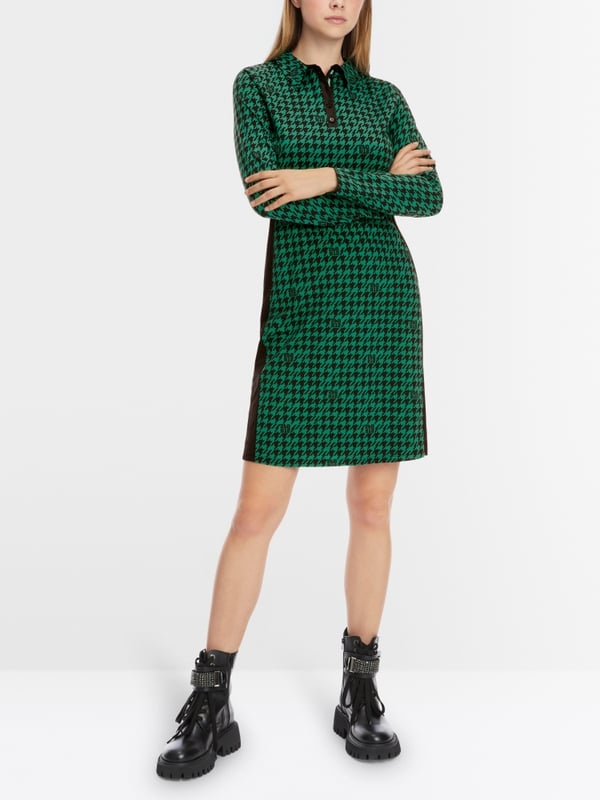 Marc Cain Sportives Hahnentritt-Kleid Fabrik Onlineshop