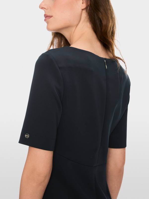 Marc Cain Scuba-Kleid mit Wickeleffekt Fabrikpreis