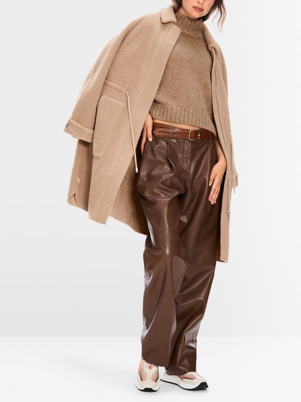 Marc Cain Mantel in lockigem Fun Fur Black Friday