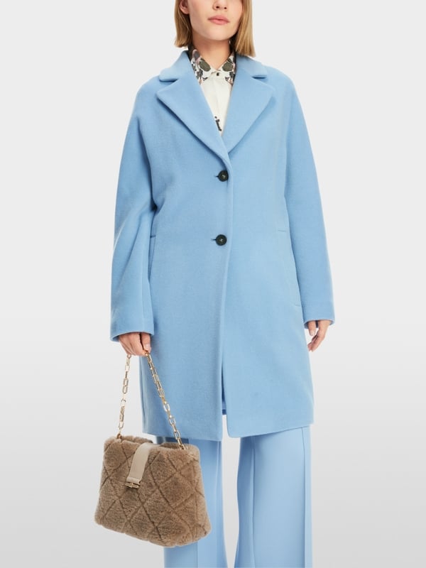 Marc Cain Flauschiger Mantel mit Kimono-Ärmel Osterangebot