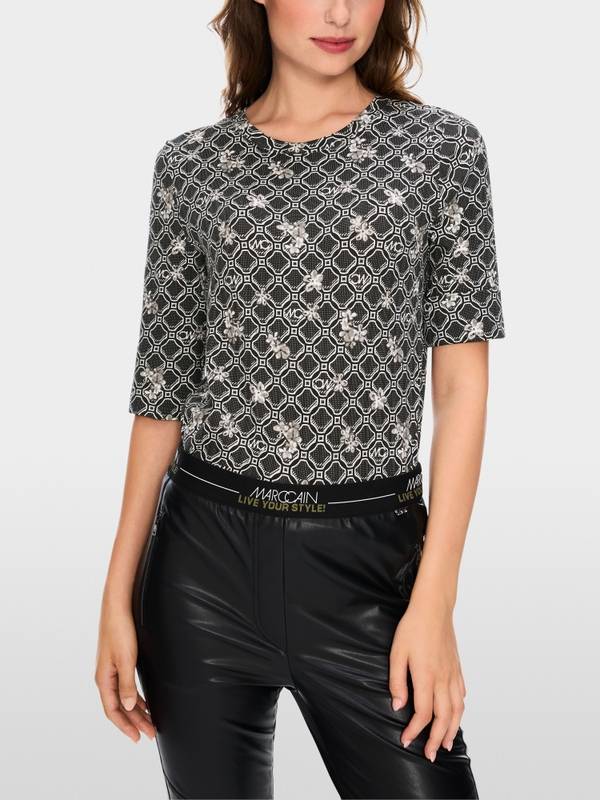 Marc Cain Shirt aus Baumwollstretch Fabrikpreis