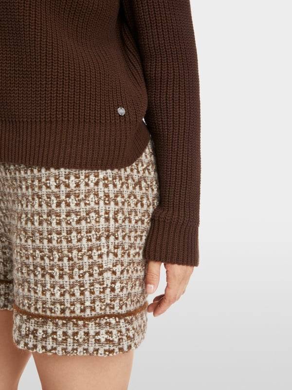 Marc Cain Rippen-Cardigan in Deutschland gestrickt Kostenlose Rückgabe