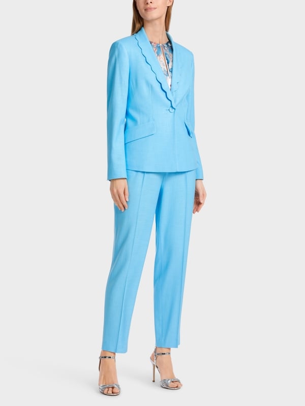 Marc Cain Blazer mit Muschelrevers 50% Rabatt mit kostenlosem Versand