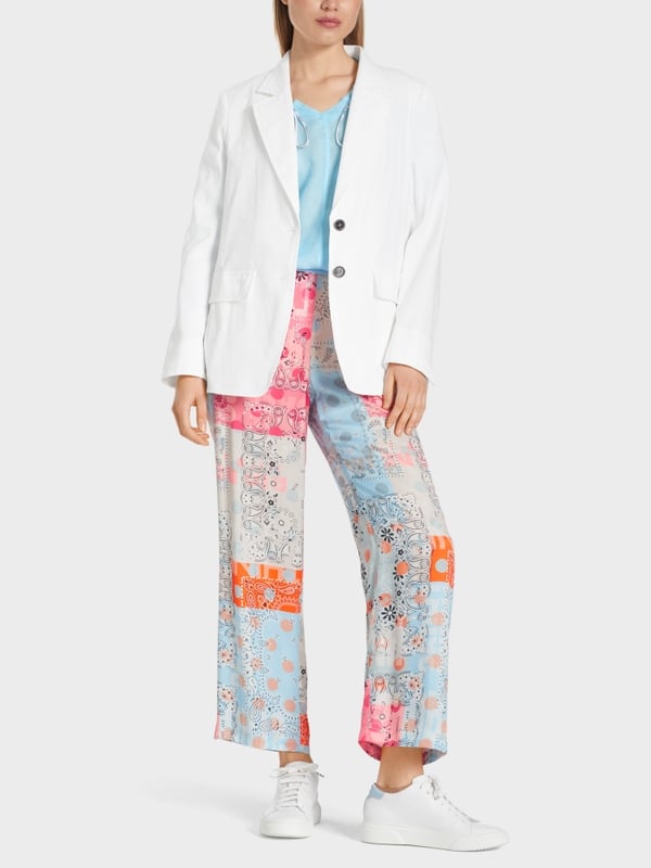 Marc Cain Blazer im Knitterlook Clearance-Verkauf