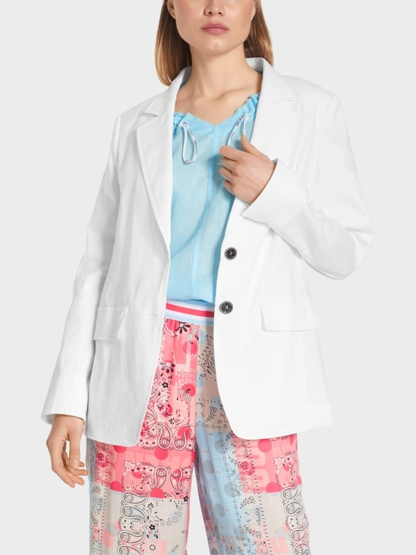 Marc Cain Blazer im Knitterlook Clearance-Verkauf