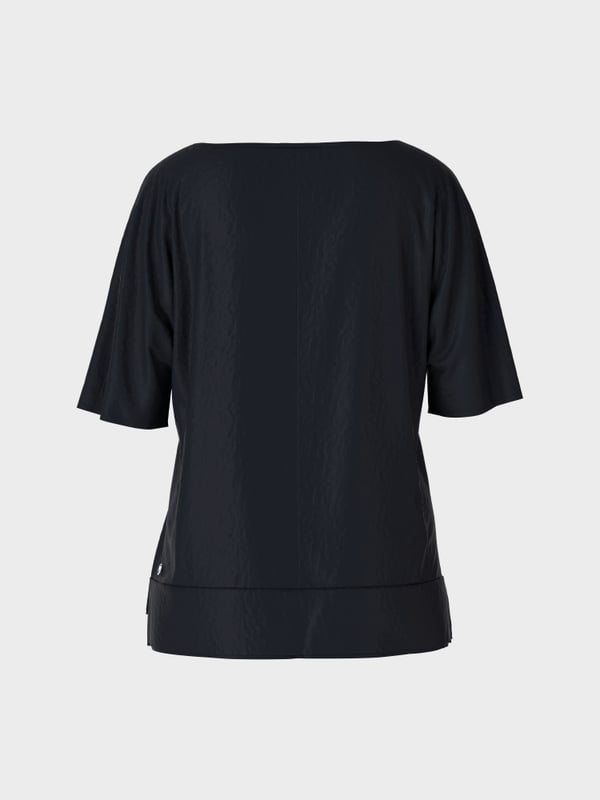 Marc Cain Unifarbene Schlupfbluse Black Friday Preise