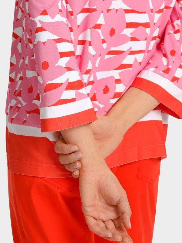 Marc Cain Elegante Bluse mit Overprint zollfrei