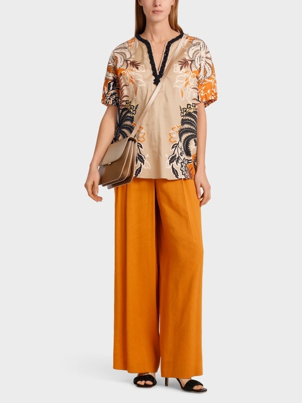 Marc Cain Bedruckte Bluse im Tunikastil Outlet