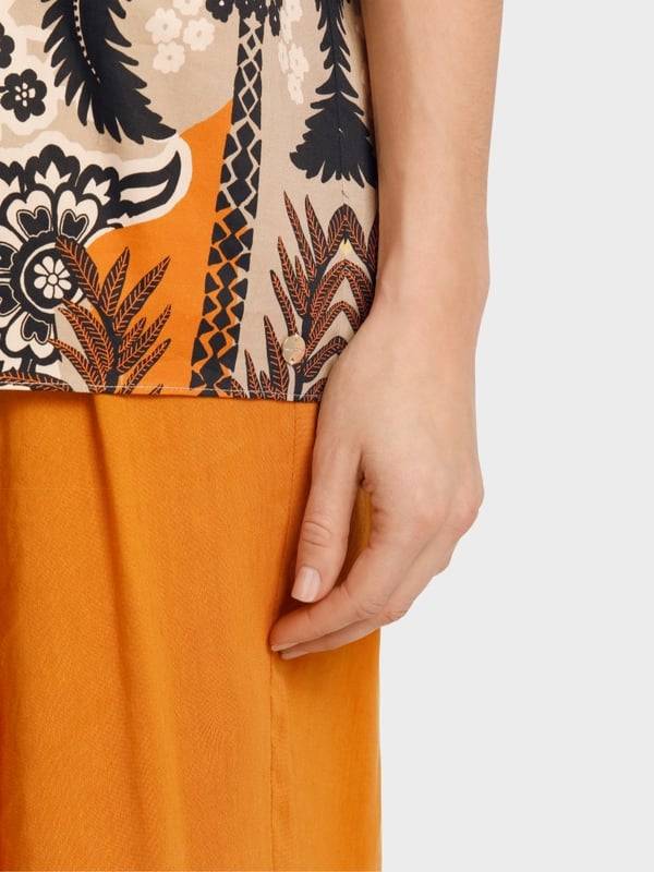 Marc Cain Bedruckte Bluse im Tunikastil Outlet