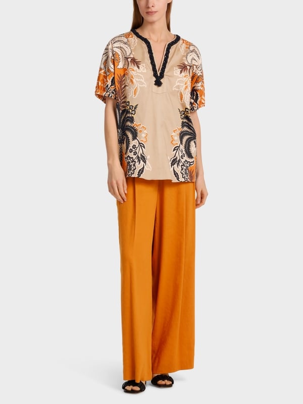 Marc Cain Bedruckte Bluse im Tunikastil Outlet