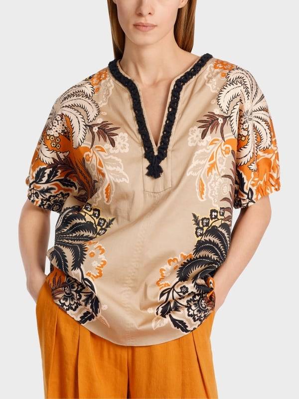 Marc Cain Bedruckte Bluse im Tunikastil Outlet
