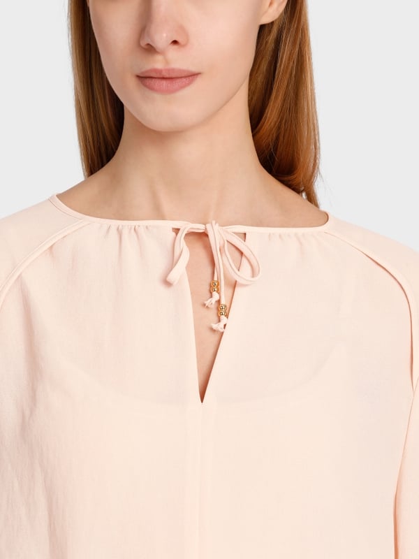 Marc Cain Leichte Bluse aus recyceltem Polyester Angebote