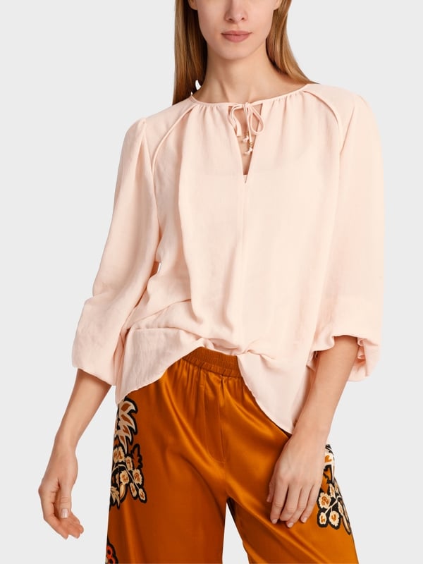 Marc Cain Leichte Bluse aus recyceltem Polyester Angebote
