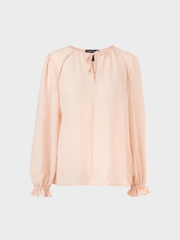 Marc Cain Leichte Bluse aus recyceltem Polyester Angebote