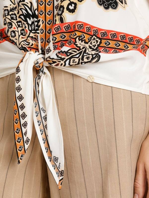 Marc Cain Bluse in Materialmix Hotsell