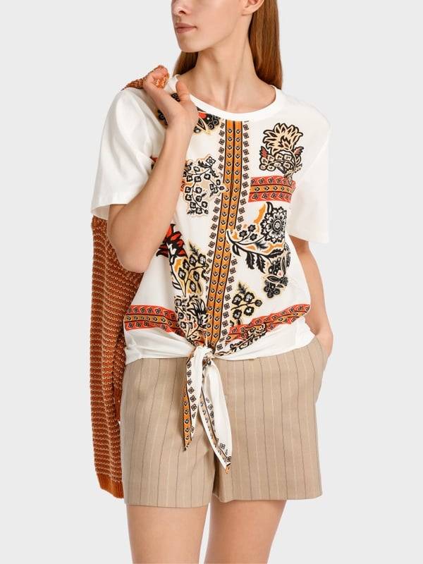 Marc Cain Bluse in Materialmix Hotsell