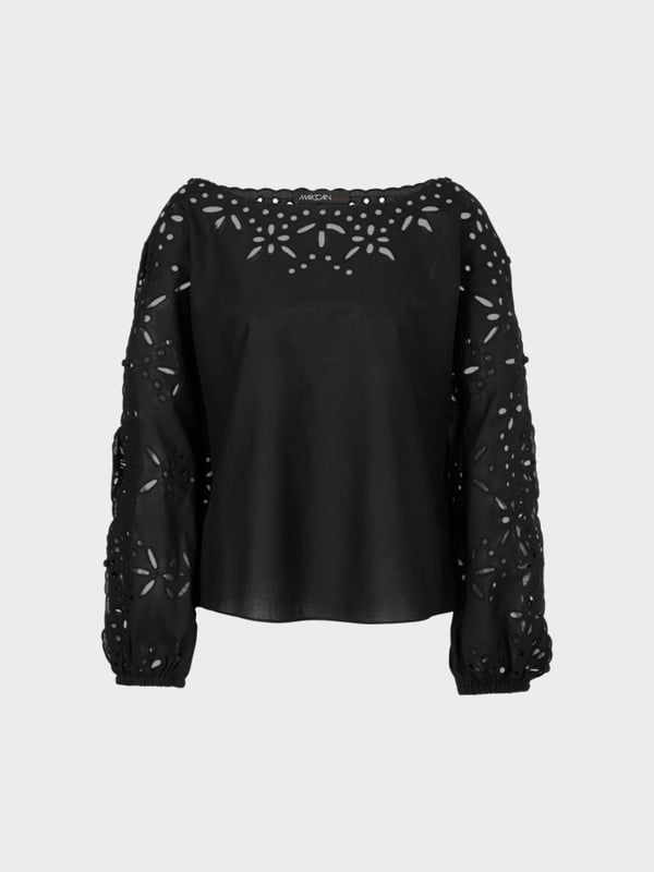 Marc Cain Spitzenbluse in A-Shape im Angebot
